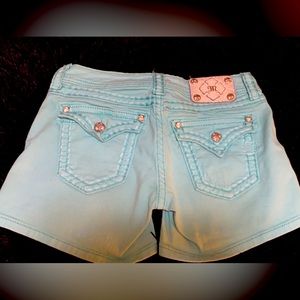 MissMe shorts, turquoise